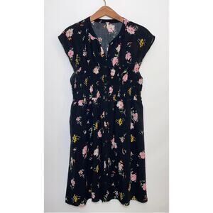 Free People‎ Greatest Day Printed Smocked Shirtdress - Size M